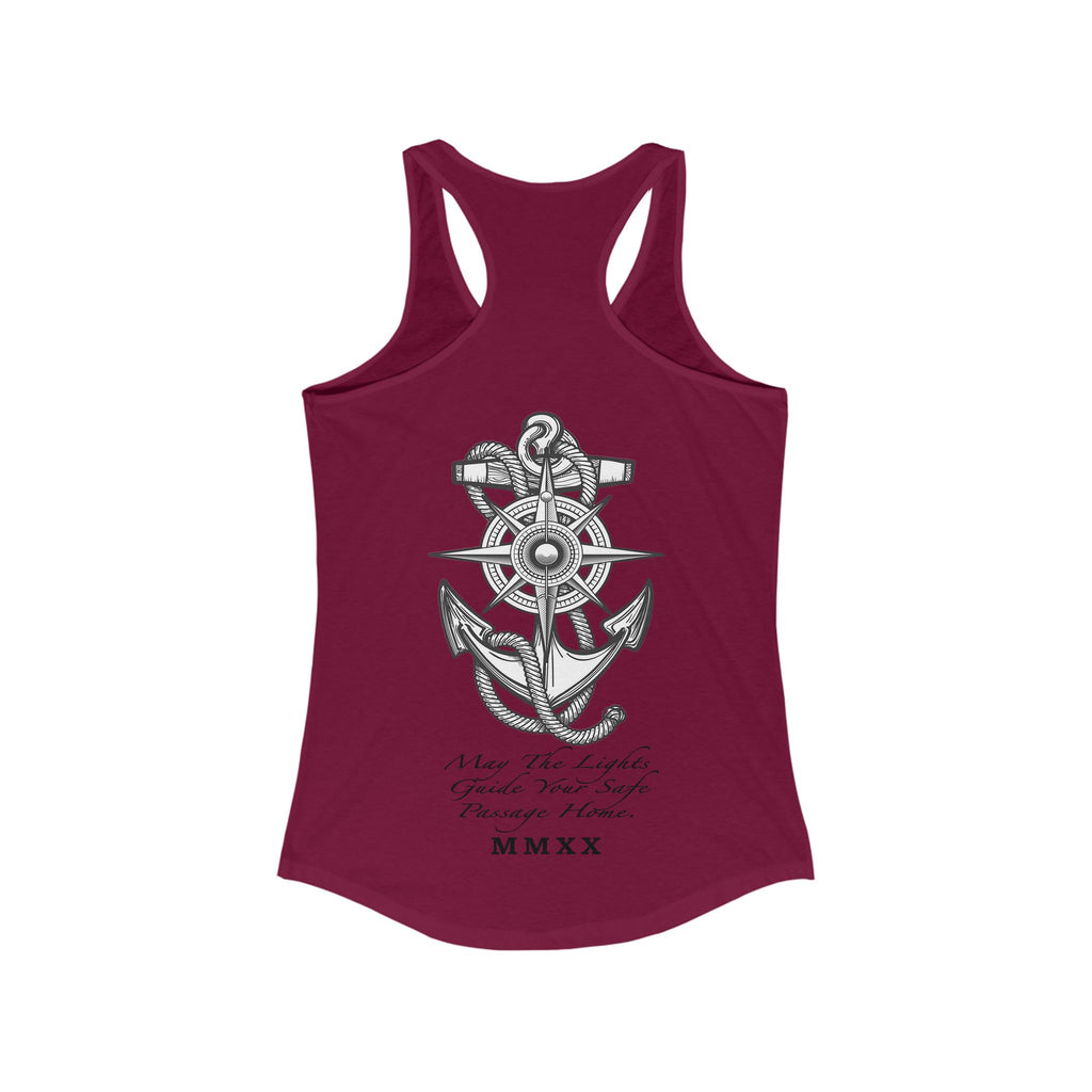 Ladys Anchor Racerback Tank