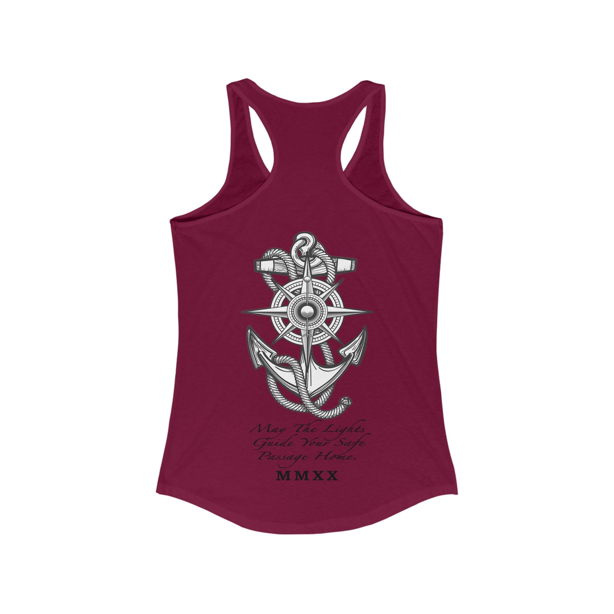 Ladys Anchor Racerback Tank