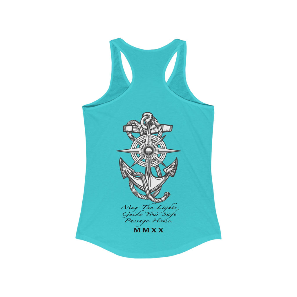 Ladys Anchor Racerback Tank