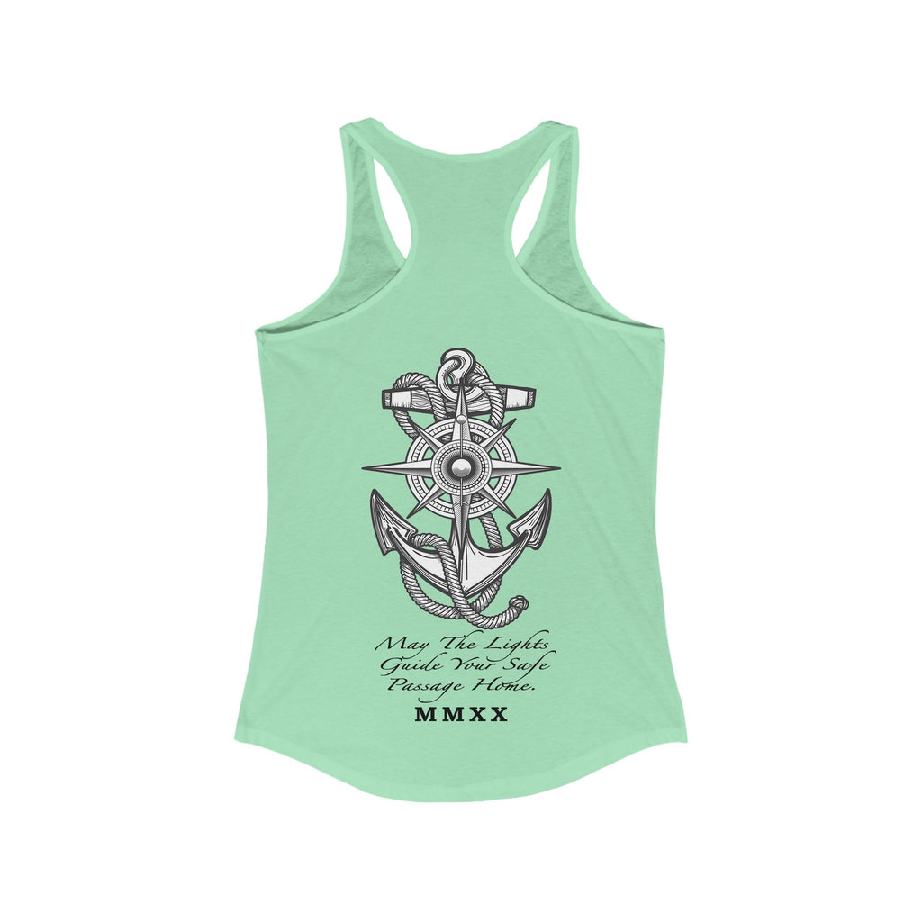 Ladys Anchor Racerback Tank