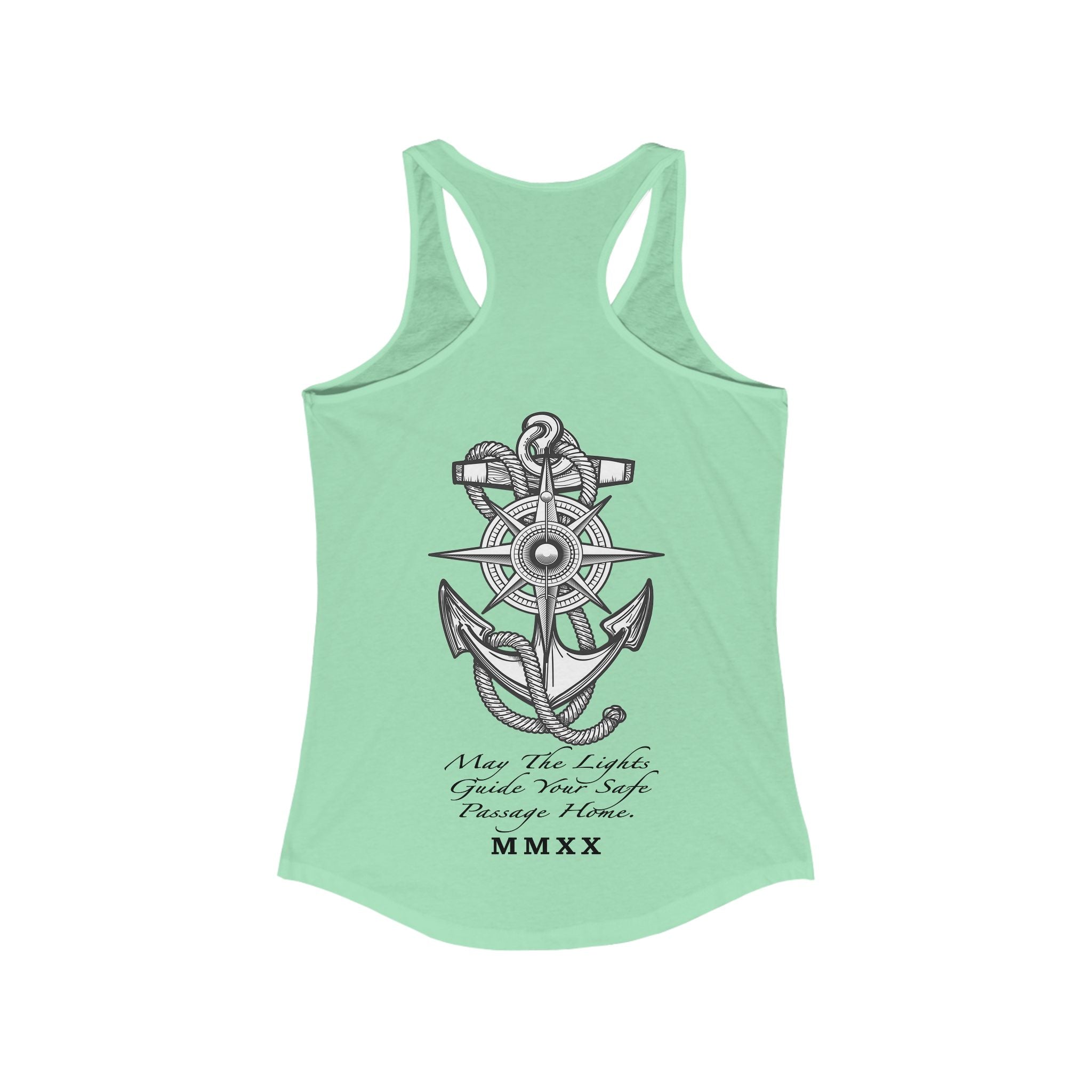 Ladys Anchor Racerback Tank
