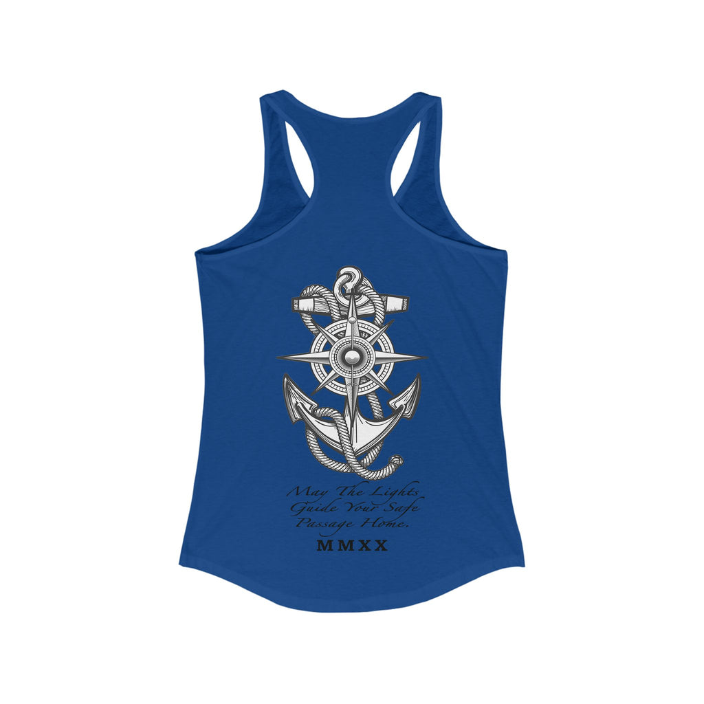 Ladys Anchor Racerback Tank
