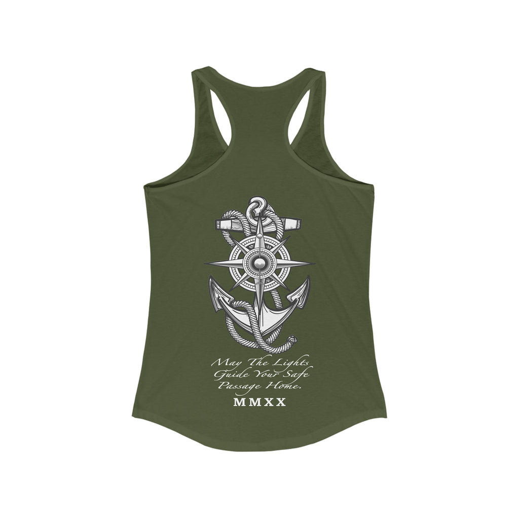 Ladys Anchor Racerback Tank
