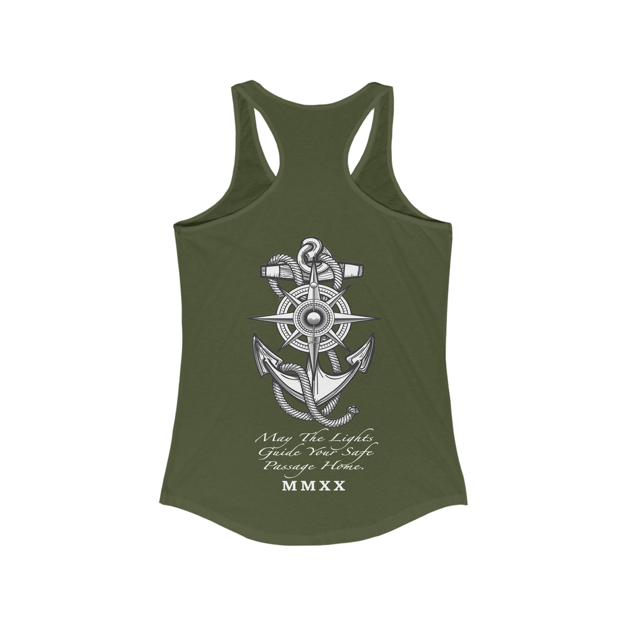 Ladys Anchor Racerback Tank